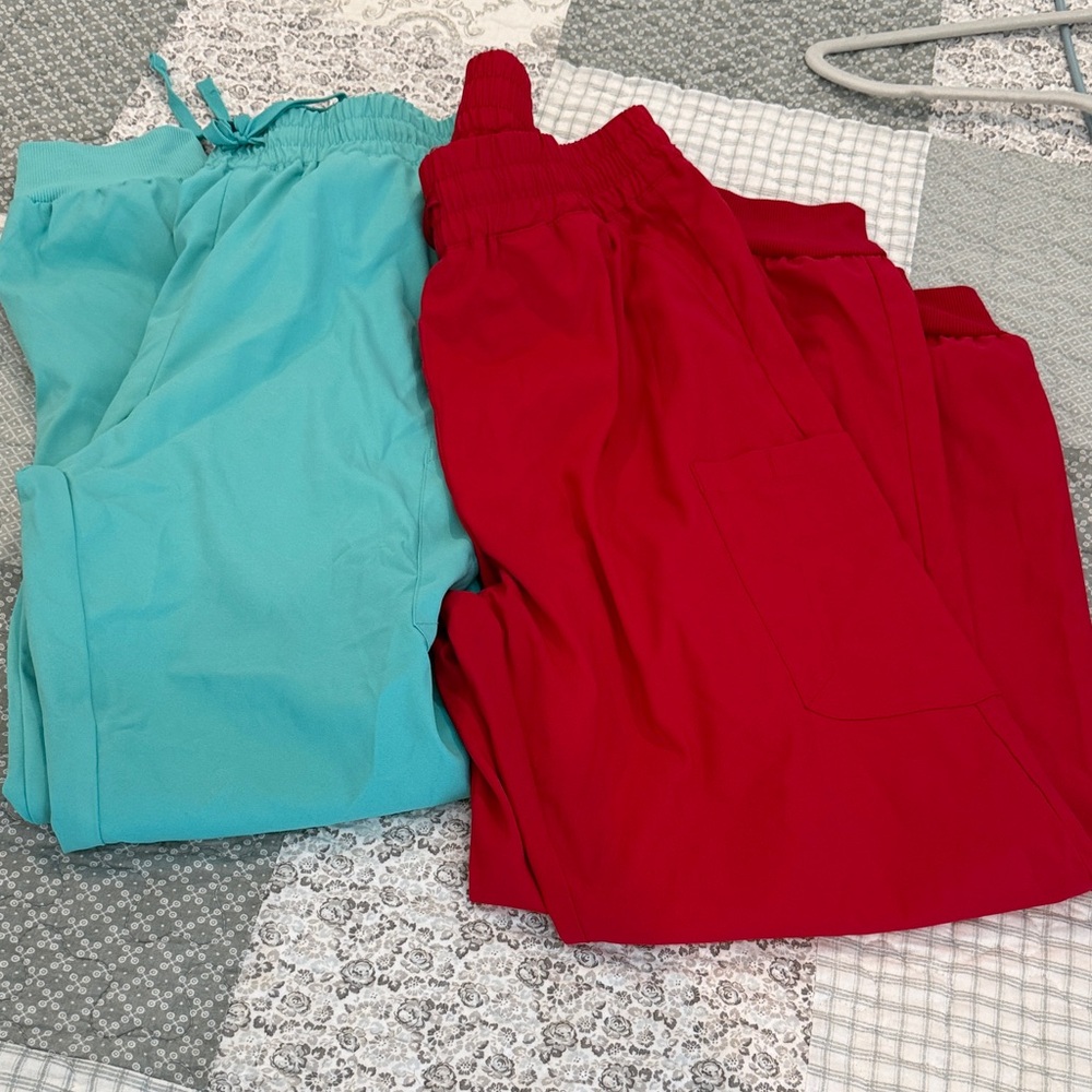 Wink Boundless Collection Vibrant Red  Joggers
